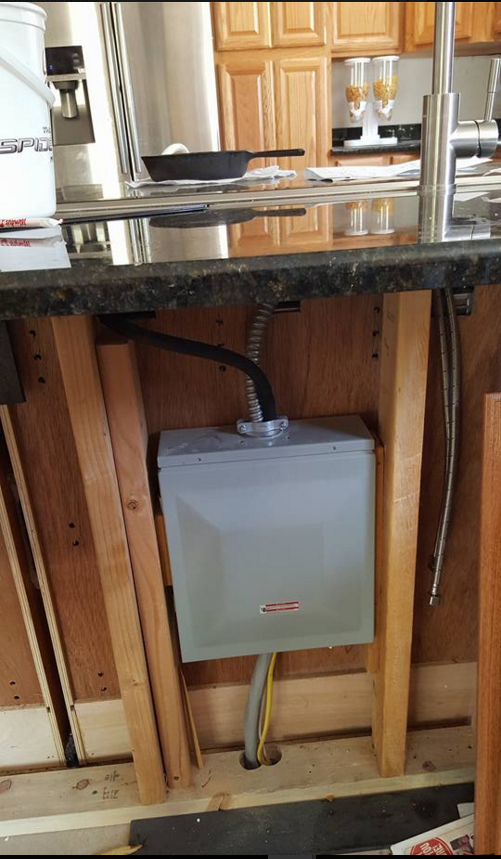 Sub Panel in Kitchen Island Electrician Talk Professional